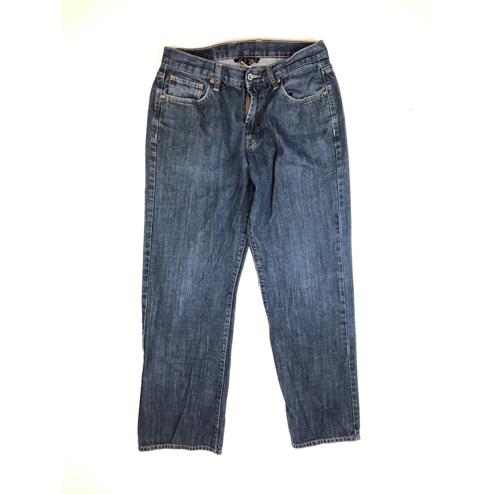 Lucky Brand Men's Miner Straight Leg Denim Blue Jeans Medium Wash 31 X 32